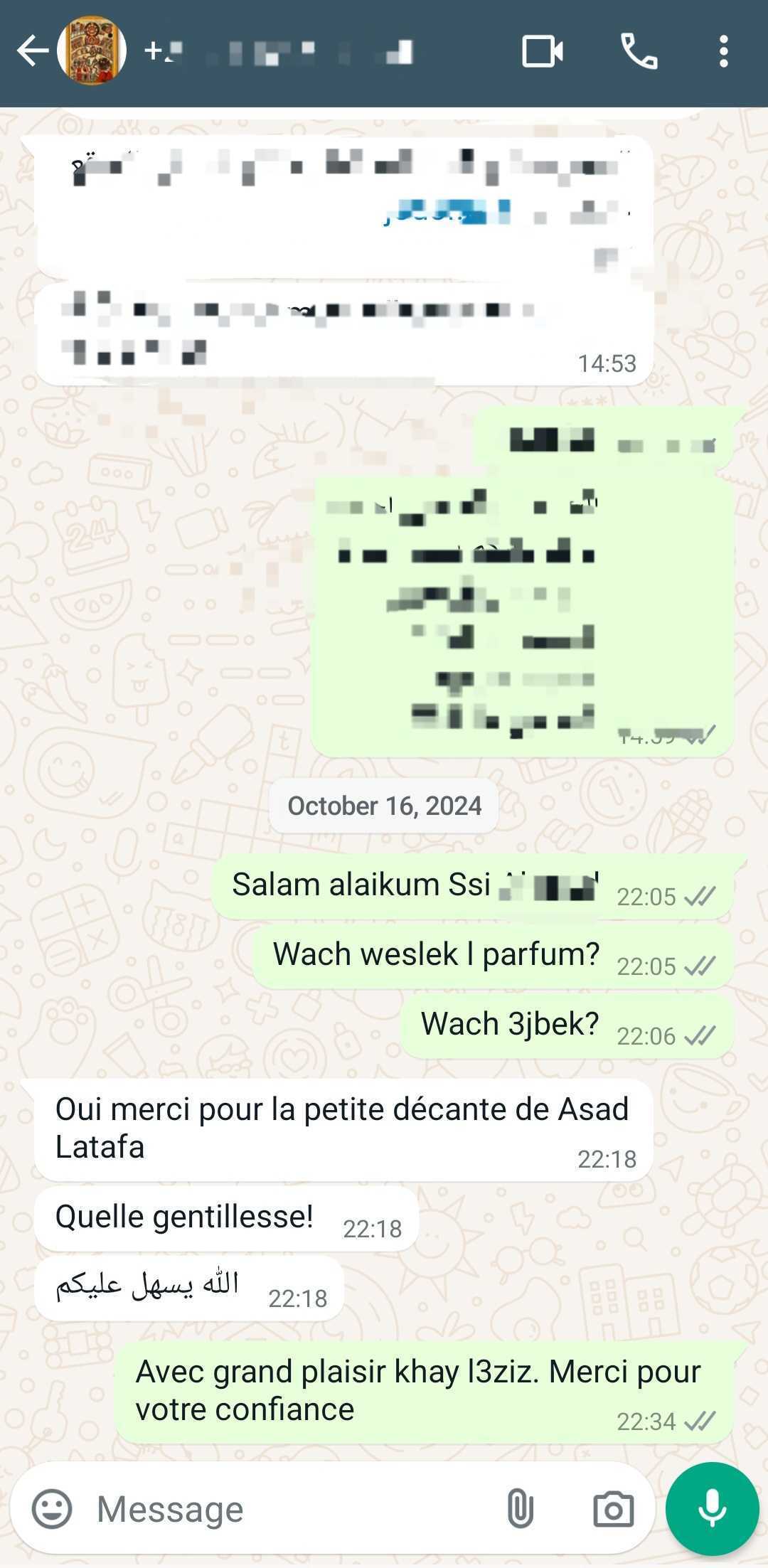 Avis client 8